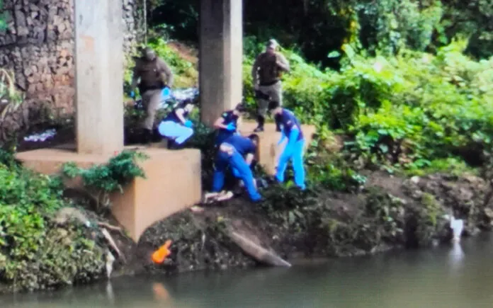 Corpo é encontrado nas margens do Rio do Peixe em Caçador