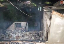 Incêndio em residência mobiliza bombeiros em Videira