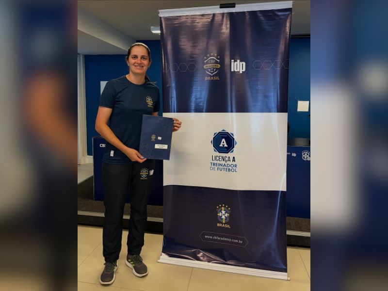 Treinadora do Avaí/Kindermann recebe a Licença A da CBF