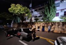 Perseguição pelas ruas de Caçador na noite de segunda-feira