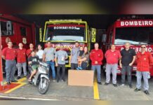 Bombeiros de Caçador entregam prêmios de Ação Social