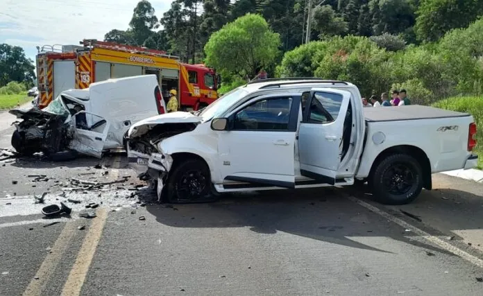 Acidente com morte na BR-282 nesta segunda-feira