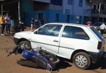 Motociclistas feridos em dois acidentes na região