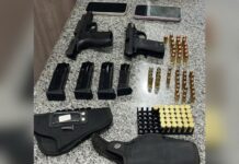 PM de Campos Novos prende casal com armas e munições
