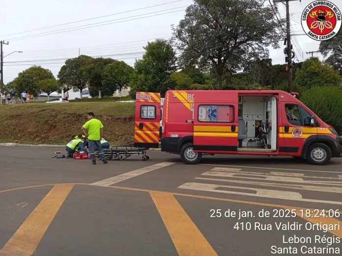 Atropelamento deixa pessoa ferida em Lebon Régis