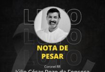 Morre o coronel da PM, Júlio César Pozo da Fonseca