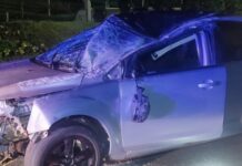 Mais um capotamento na rodovia Honorino Moro