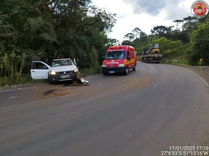 Acidente de trânsito em Tangará deixa idoso ferido