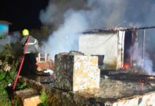 Após briga, homem incendeia casa e é preso