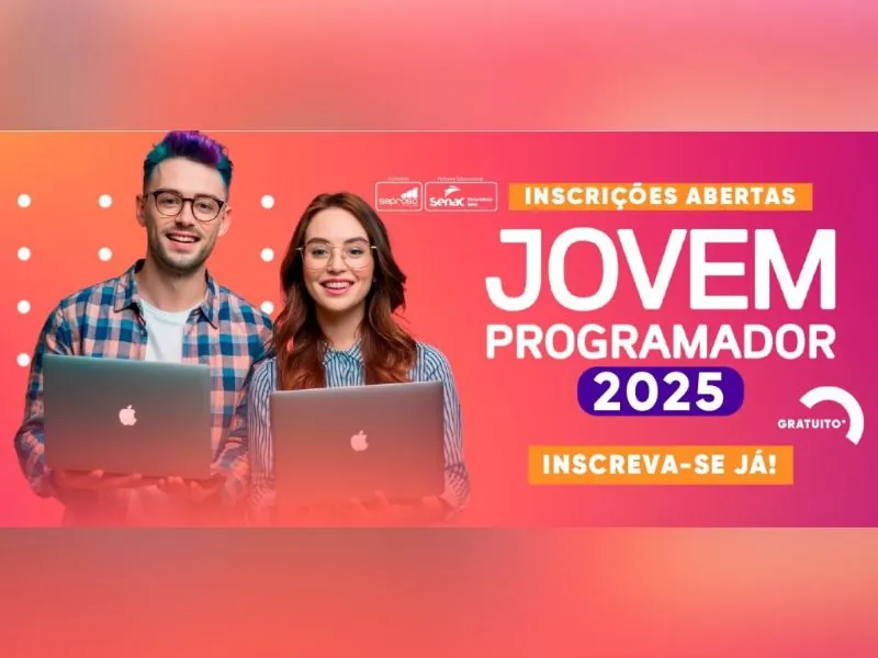 Inscrições abertas para o Jovem Programador 2025 em Videira e Fraiburgo