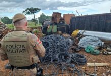 Polícia Militar deflagra operação contra crimes relacionados a materiais metálicos