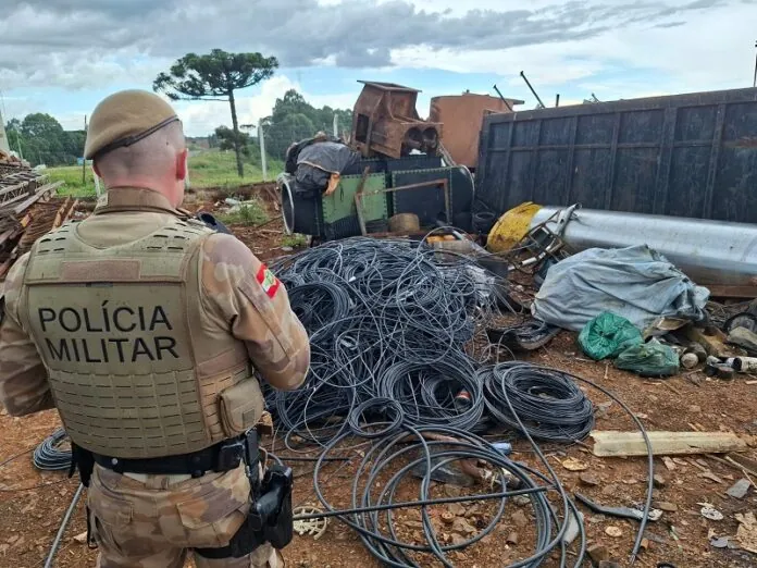 Polícia Militar deflagra operação contra crimes relacionados a materiais metálicos