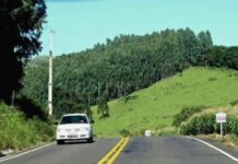 Moradores cobram melhorias na SC-355 entre Iomerê e Treze Tílias