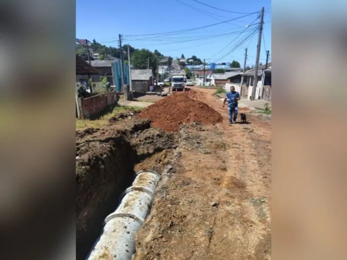 Obras de tubulação no bairro Martello chegam à fase final