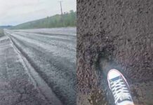 Motoristas questionam qualidade do asfalto na obra da SC-350