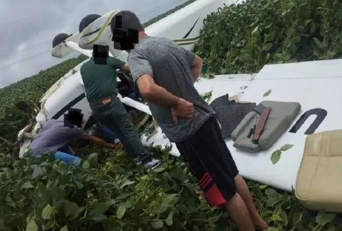 Avião que saiu de Concórdia faz pouso forçado no Paraná