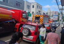 Suspeita de incêndio mobiliza Bombeiros em Videira