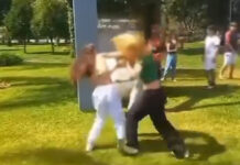 Briga entre meninas no Parque Central levanta questões