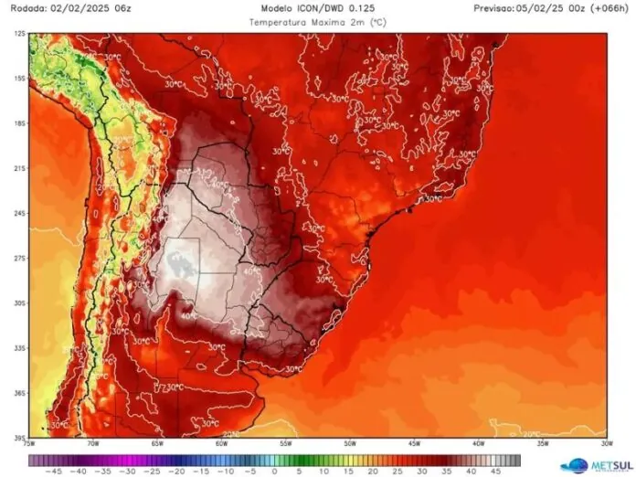 Onda de calor no Sul e Centro-Oeste pode durar até 7 de fevereiro