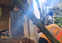 Pessoas que residem debaixo de pontes são retiradas em Caçador