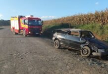 Capotamento na rodovia Fraiburgo-Frei Rogério deixa duas mulheres feridas