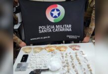 Homem é detido em Joaçaba por tráfico de drogas