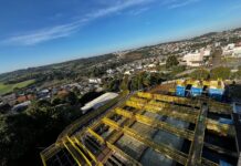 BRK realiza obra de melhoria no sistema de tratamento da água em Caçador