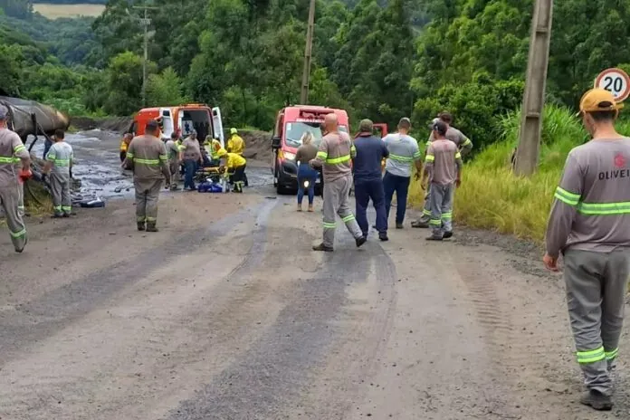 Explosão em tanque com produto inflamável deixa múltiplos feridos em SC