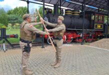 Caçador recebe flâmula dos 190 anos da Polícia Militar de SC