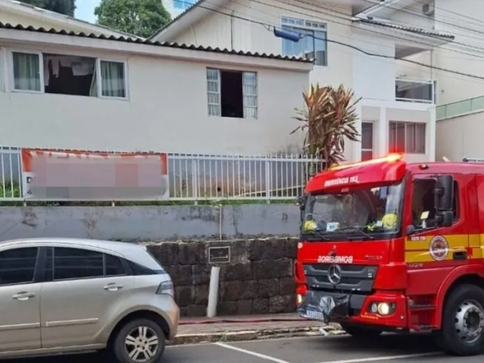 Panela de pressão esquecida no fogo causa incêndio em Joaçaba