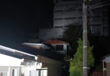 Casa é consumida pelo fogo em Videira