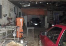 Bombeiros controlam princípio de incêndio em oficina em Videira