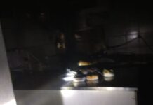 Supermercado pega fogo em Curitibanos