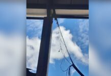 Incêndio em cabos de energia é controlado pelo Corpo de Bombeiros