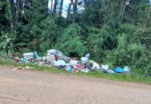 Novo flagrante de lixo irregular é registrado em Caçador