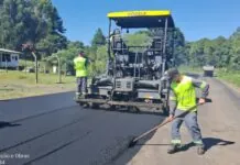 Obras na SC-355 devem ser concluídas ainda antes do Carnaval