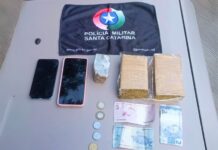 Casal é preso por tráfico de drogas e condução perigosa em Videira