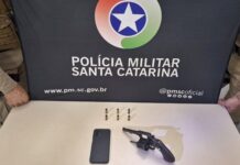 Homem é preso após invadir casa da ex-companheira e efetuar disparos