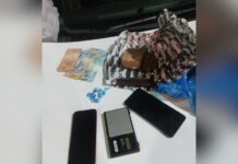 Polícia Militar prende envolvidos em tráfico de drogas na cidade de Ouro