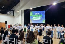 Recepção dos calouros na Unoesc Videira é marcada por música e integração