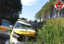 Sargento da PRE em estado grave após acidente