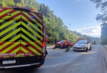 Acidente na SC-350 em Caçador deixa uma pessoa ferida