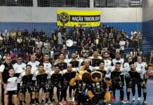 Caçador Futsal empata com Saudades na estreia em casa