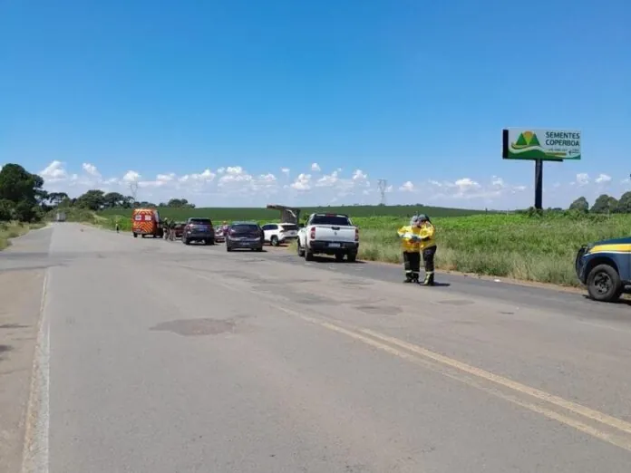 Colisão entre cinco veículos é registrada na BR-470