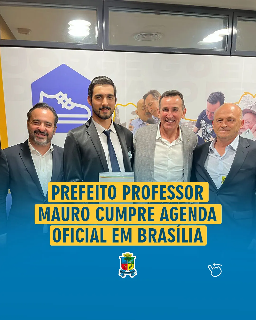 Mauro Osmarim vai à Florianópolis e Brasília para viabilizar projetos