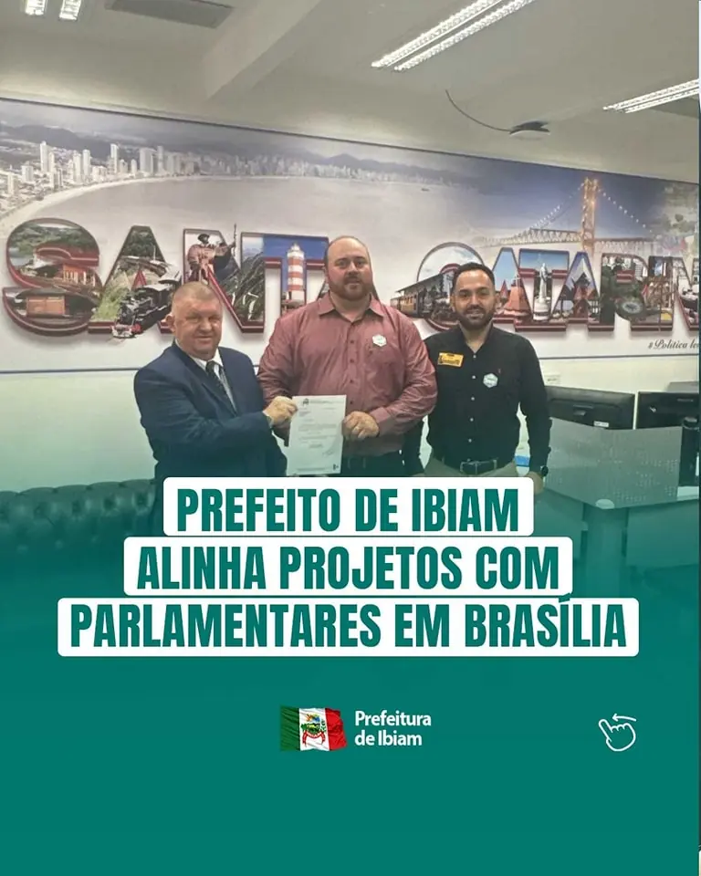 Prefeito de Ibiam busca recursos em Brasília para fortalecer o município