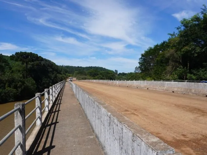 Ponte na SC-135 em Rio das Antas será liberada em maio