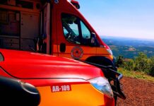 Piloto sofre queda de parapente em Tangará