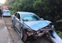 Idoso fica ferido após capotamento em Fraiburgo