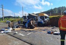 Corpos das vítimas do acidente na SC-350 estão sendo reconhecidos